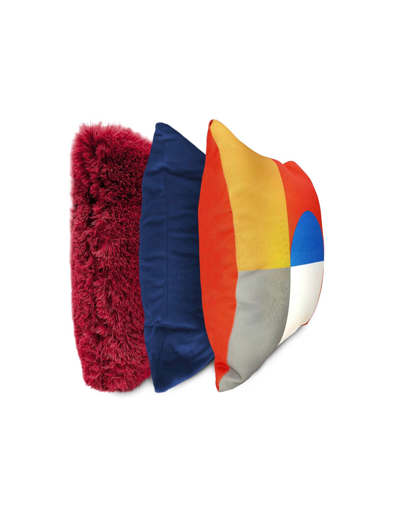 Set de 3 Cojines Coprire 45cm  Multicolor