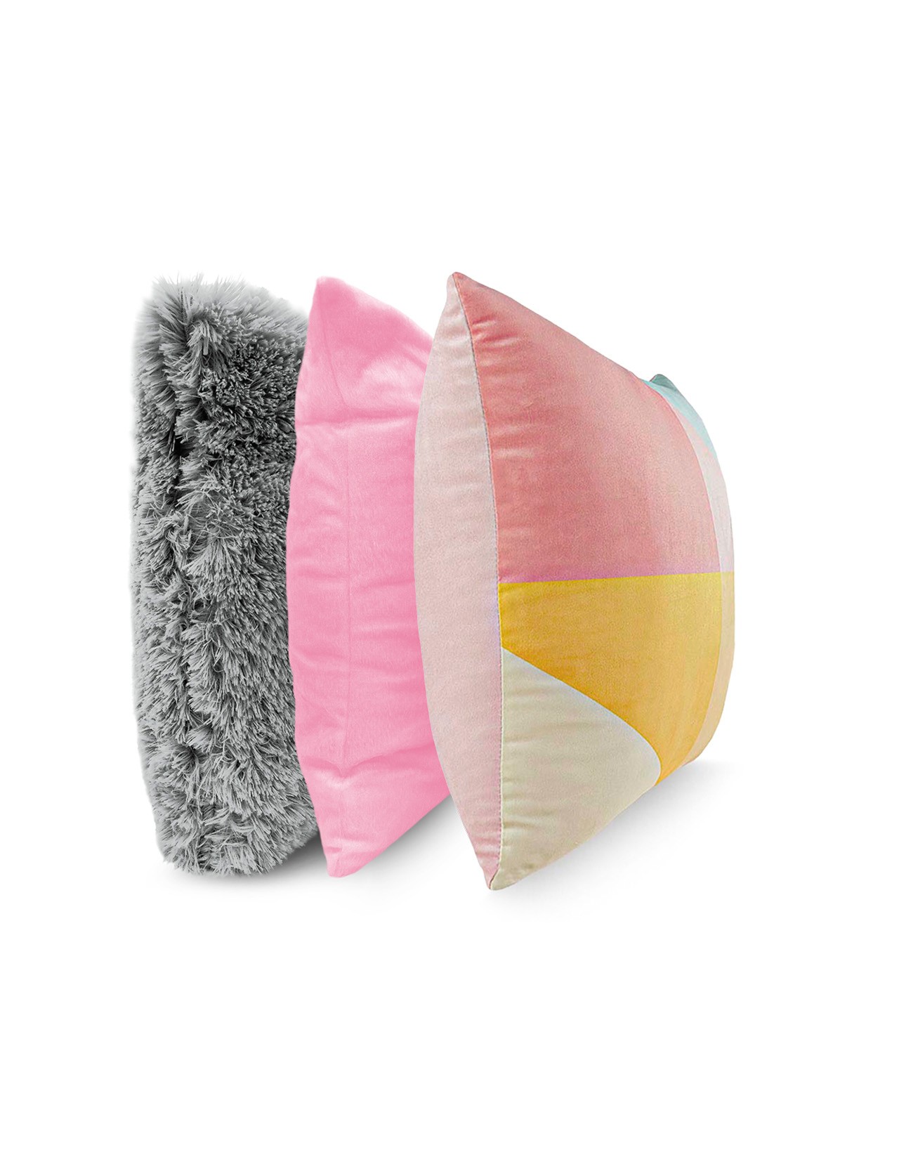 Set de 3 Cojines Coprire 45 cm Coral
