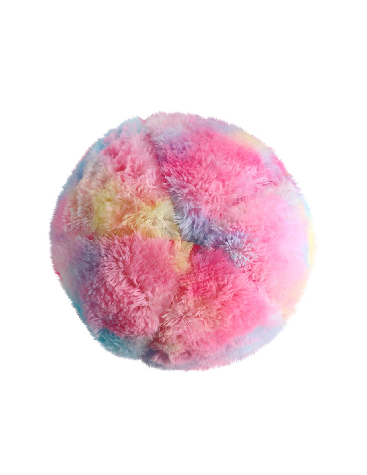Set 2 Cojines Coprire Esfera Peluche 30cm Multicolor
