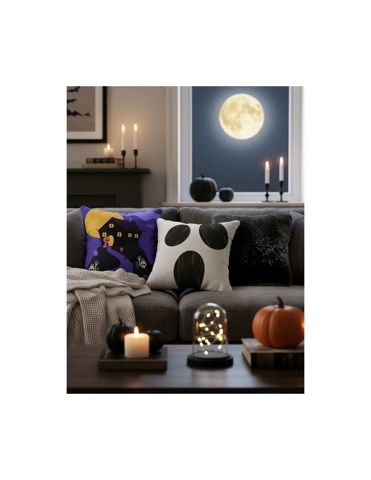 Set de 3 Cojines Halloween