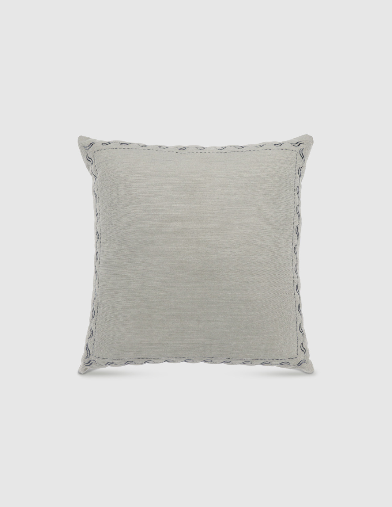 Cojín Decorativo Coprire Bordado Blanchette Plata