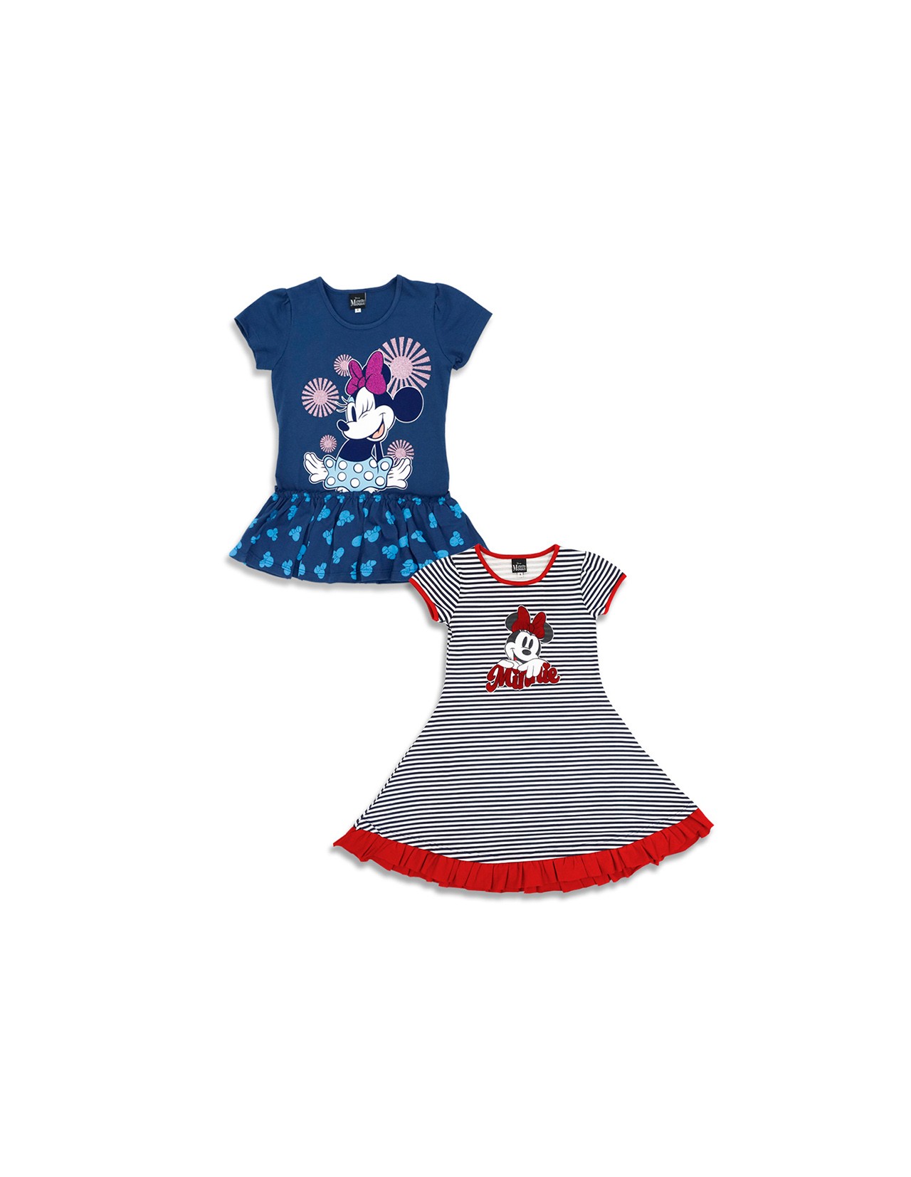 Conjunto Casual Vestido y Blusa Disney Minnie Mouse para niña