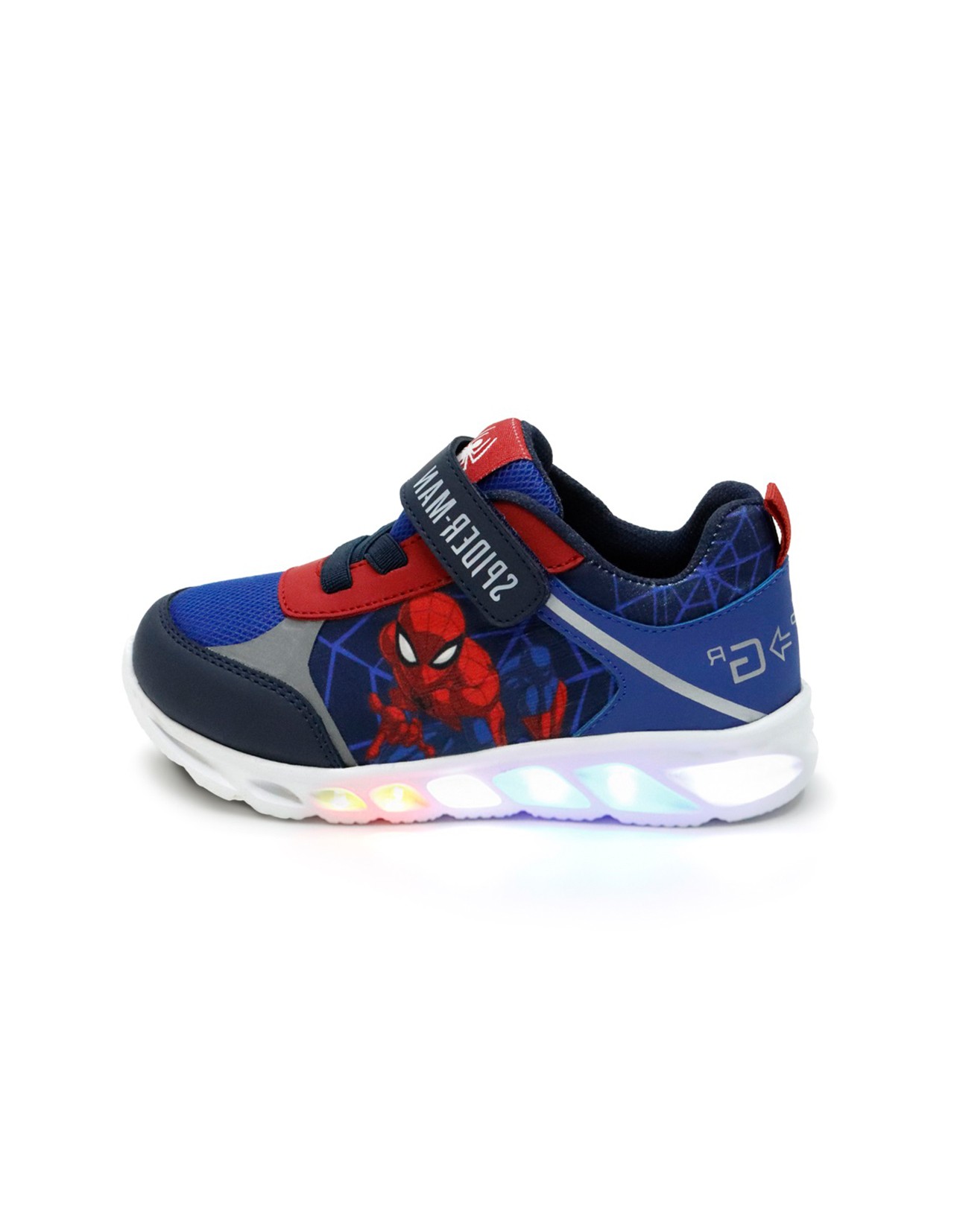 Tenis Marvel Spider-Man Azul con luces
