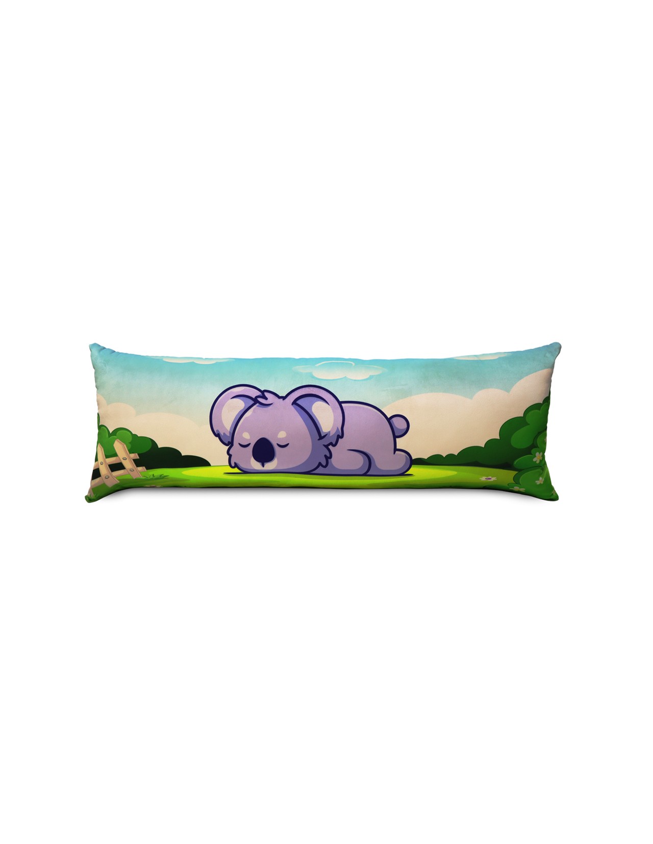 Body Pillow Coprire Terciopelo Azul claro