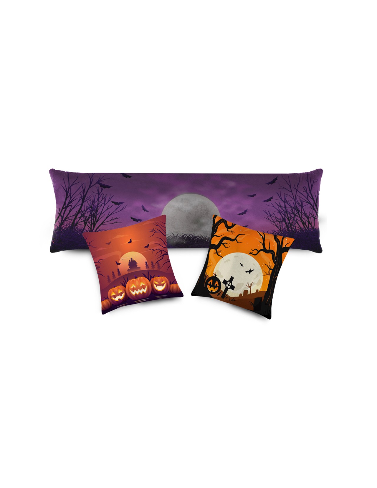 Set de Cojines + Almohada Decorativa Coprire Halloween