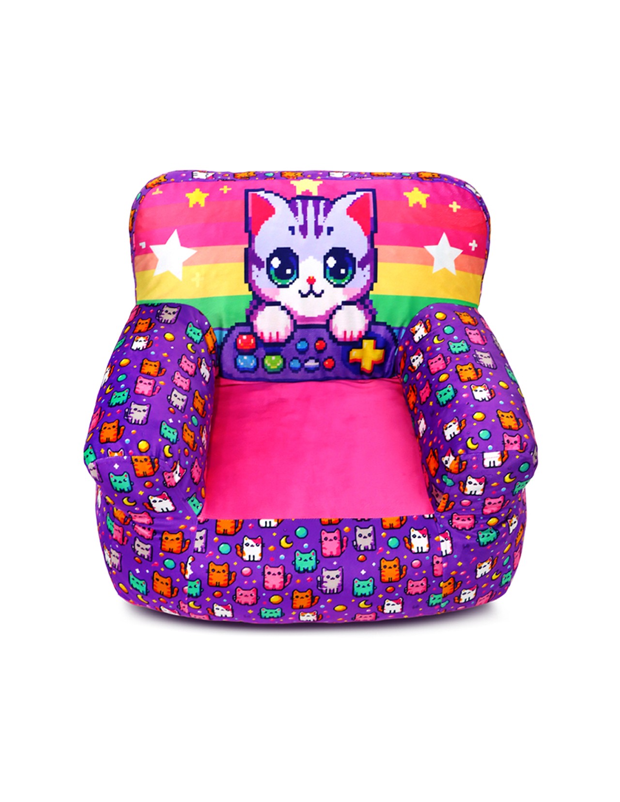Puff Sillón Sacoos Infantil Arcoiris para niña