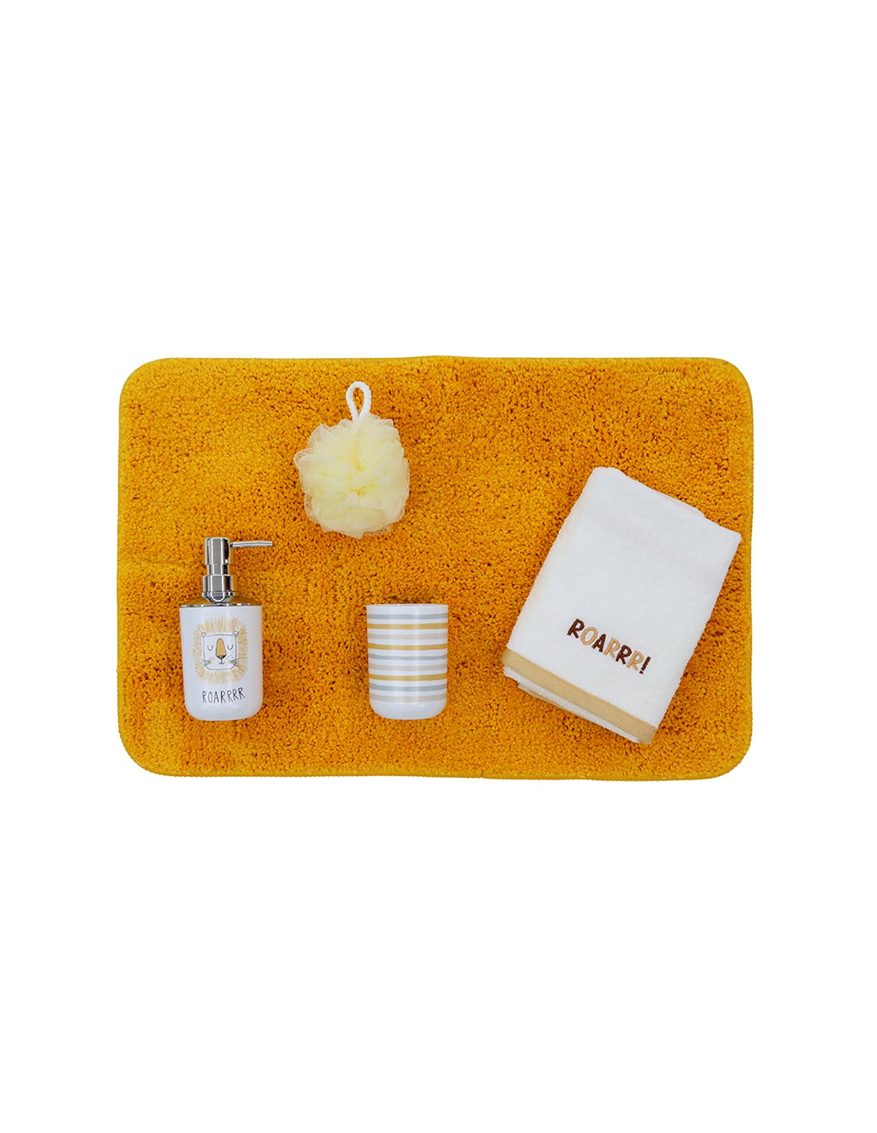Set de baño Coprire Lione Amarillo