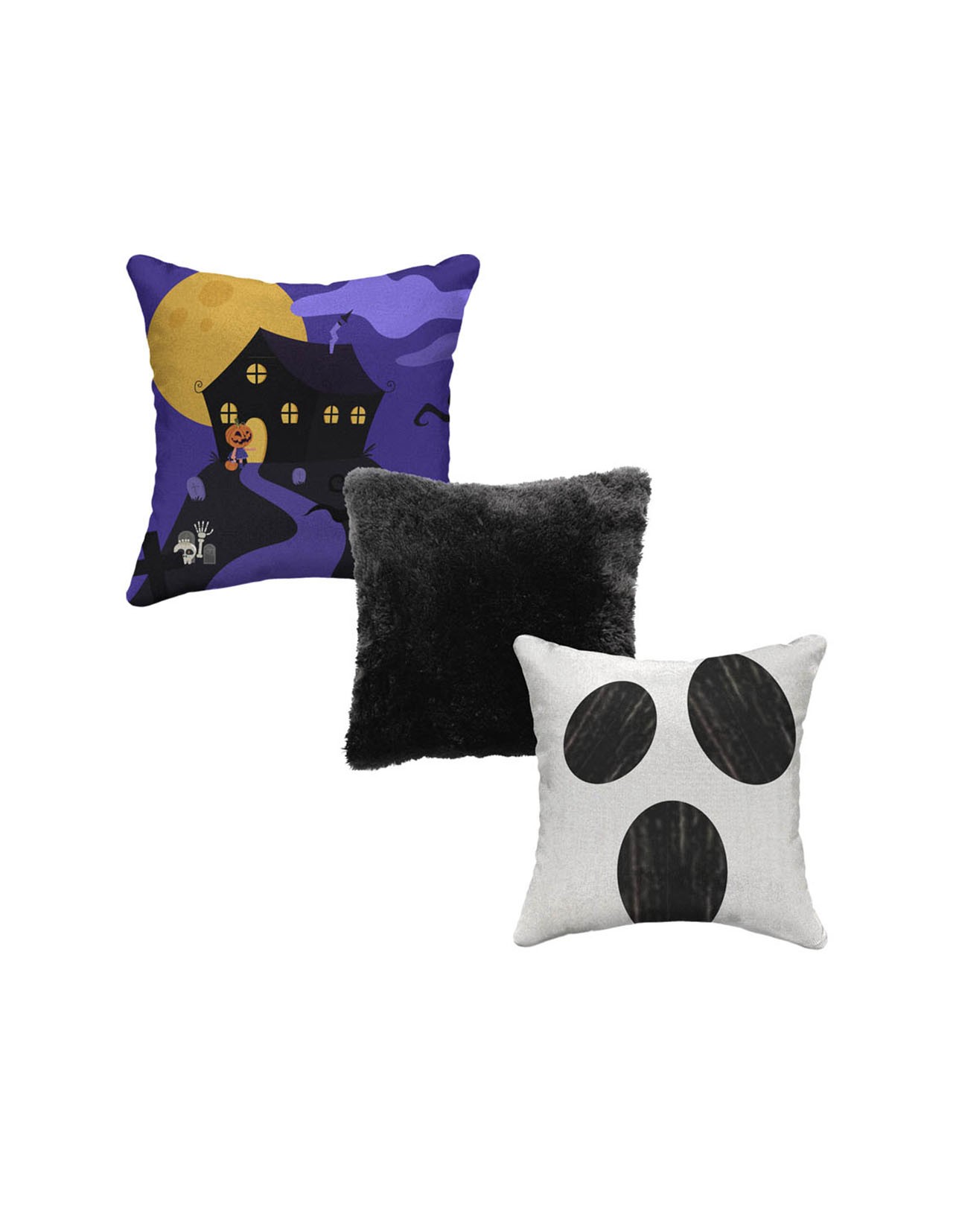 Set de 3 Cojines Halloween