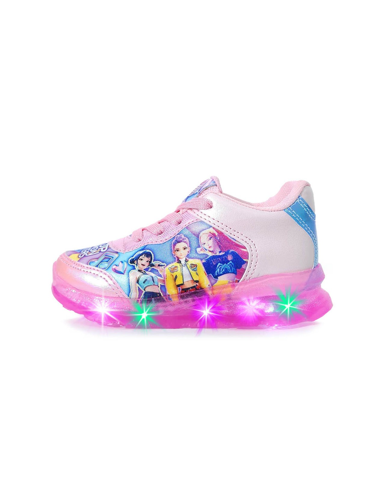 Tenis Generica Guerreras K-pop con luces para niña