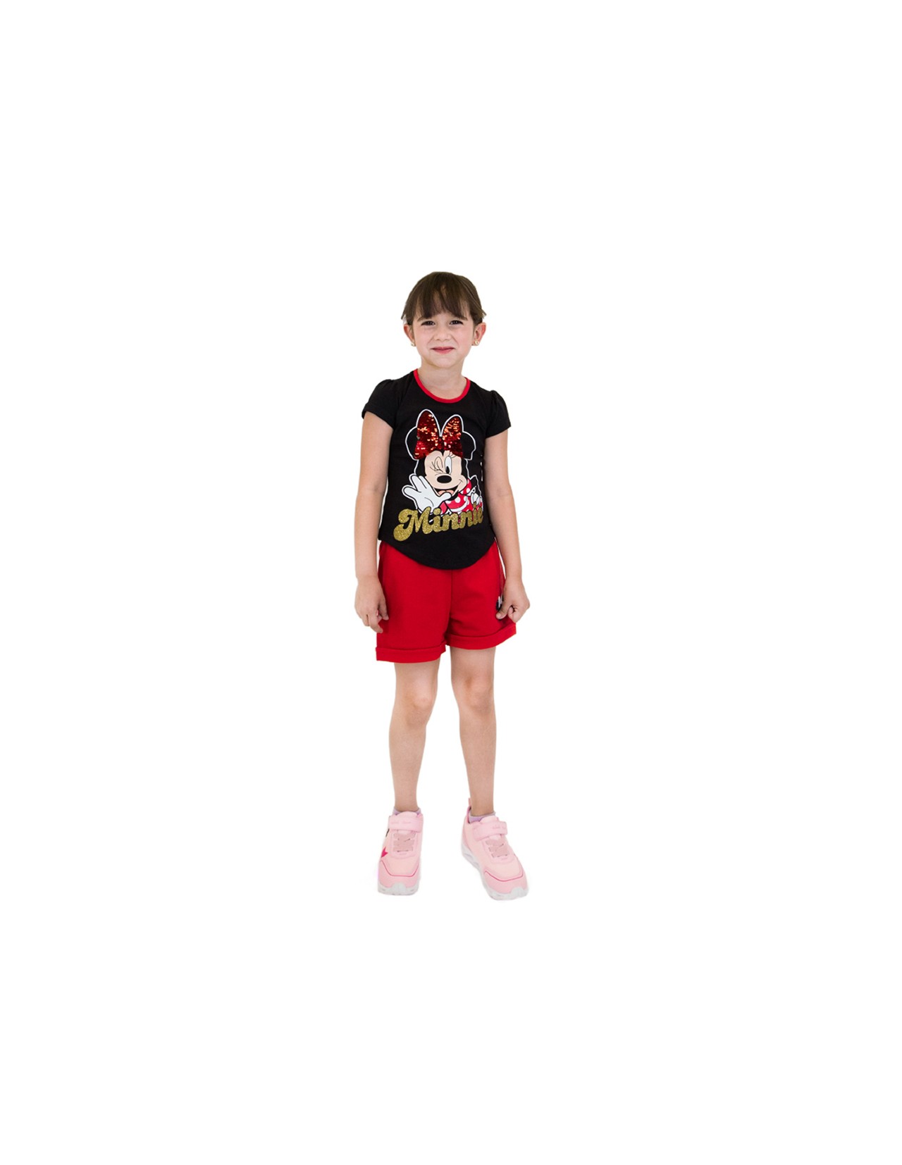 Conjunto Casual Disney Minnie Mouse 3 piezas para niña