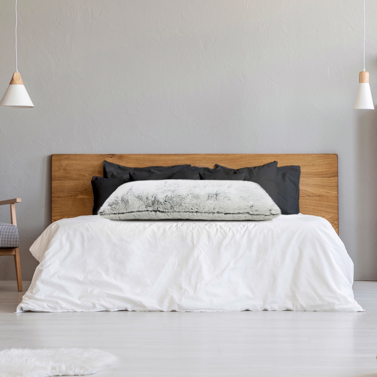 Body Pillow Coprire Peluche Nieve